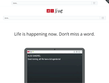 Tablet Screenshot of ai-live.com
